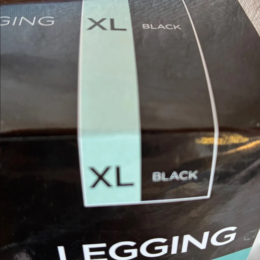 Cuddl Duds Black WarmLayer Leggings Womens XL Black NIB Fleece Leggings Comfort